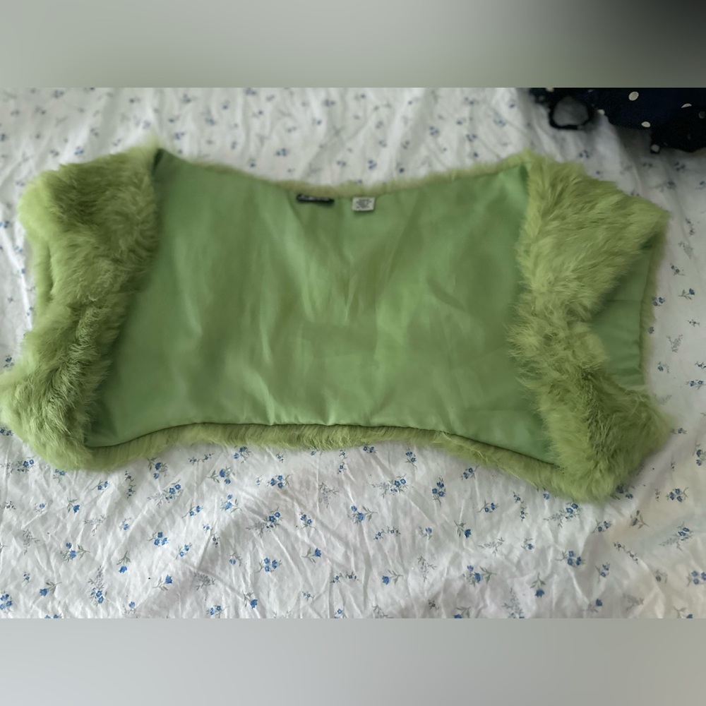 100% Genuine Dyed Rabbit Fur Vintage Shrug -  So soft it’s heaven!